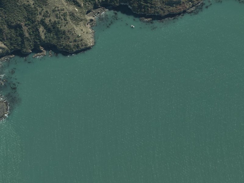 aerial view of Breeze Bay and the ground around it