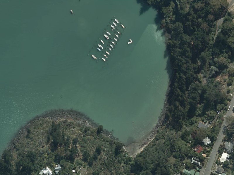 aerial view of Diamond Harbour and the ground around it