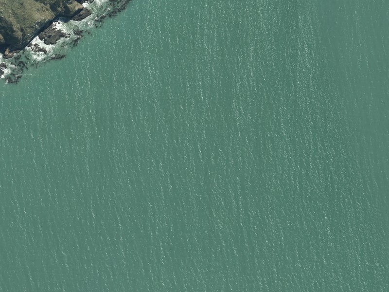 aerial view of Ōtokitoki / Gollans Bay and the ground around it