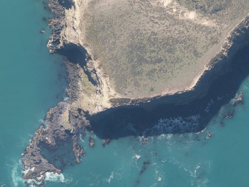 aerial view of Snuffle Nose and the ground around it