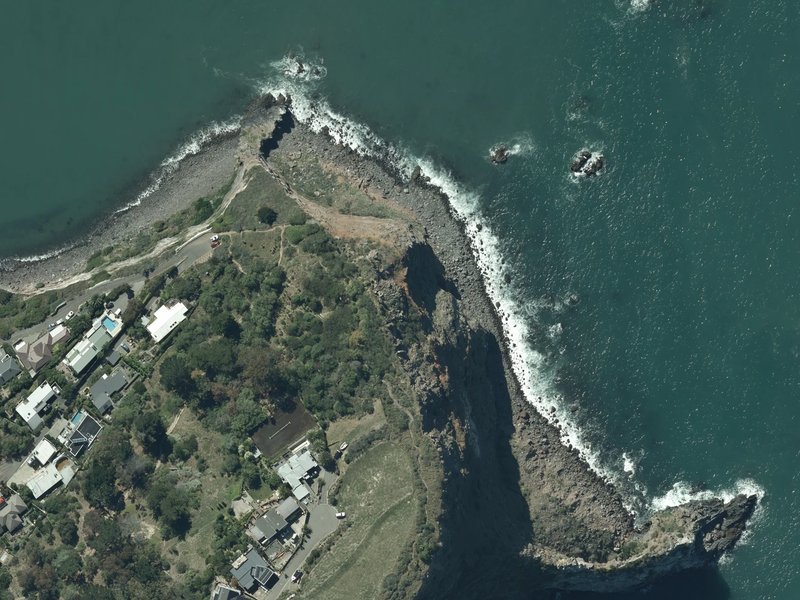 aerial view of Sumner Head and the ground around it