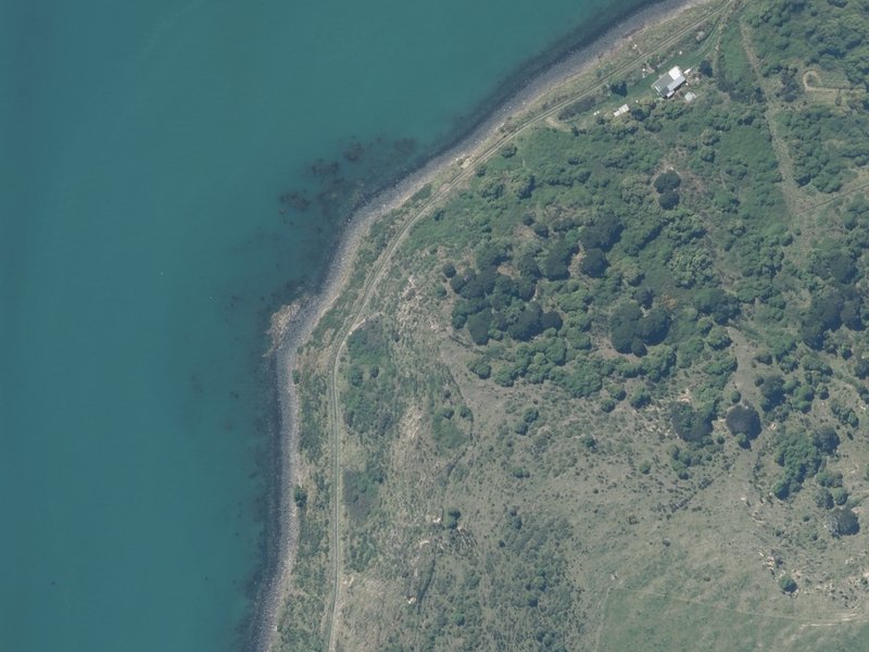 aerial view of Te Ahiteraiti and the ground around it