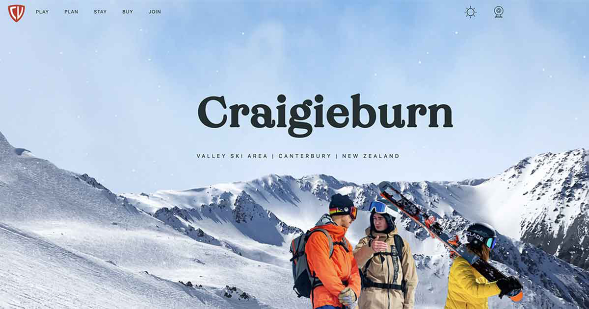 Craigieburn Ski Field: image from its own website