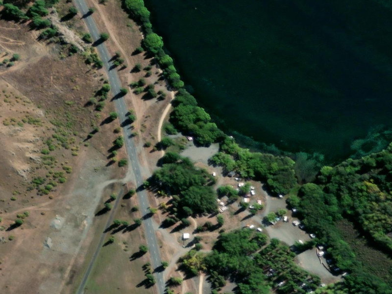 aerial view of Wildlife and the ground around it