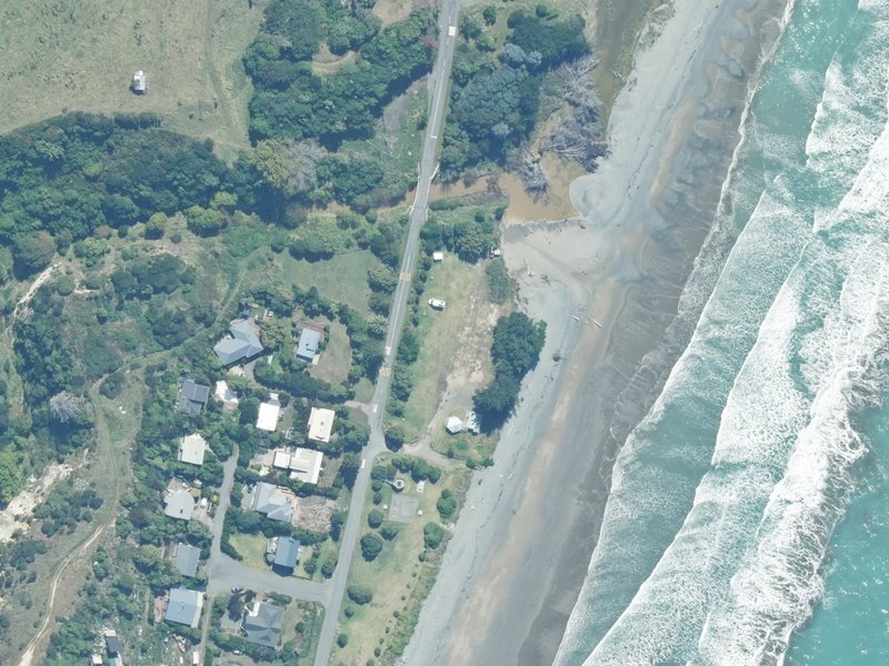 aerial view of Buxton Camping Ground and the ground around it