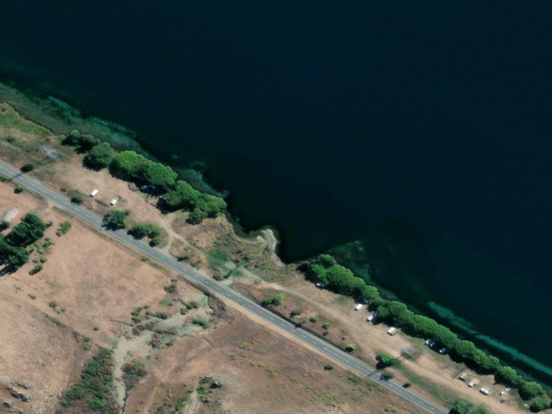 aerial view of Parsons Rock Reserve and the ground around it