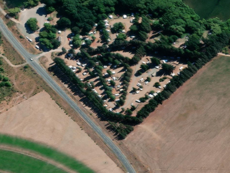 aerial view of Sailors Cutting Reserve and the ground around it