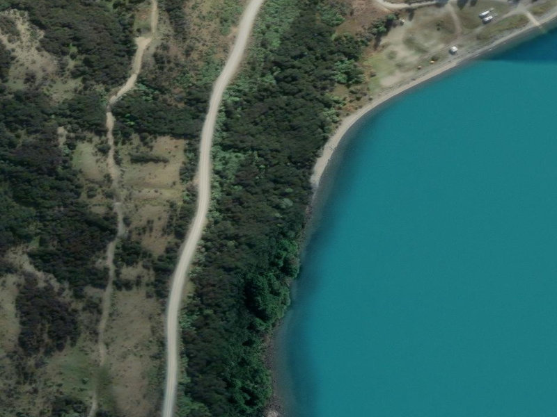 aerial view of Round Bush Reserve and the ground around it
