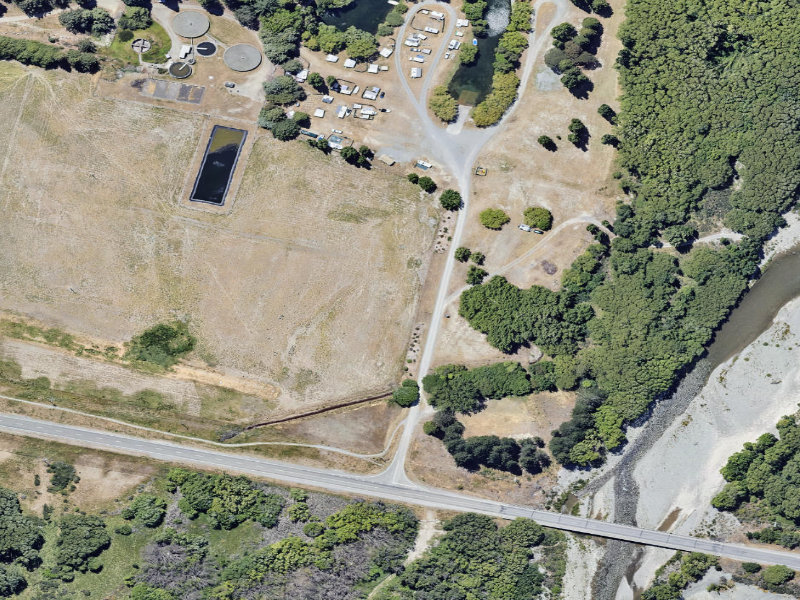 aerial view of Boat Harbour Reserve and the ground around it