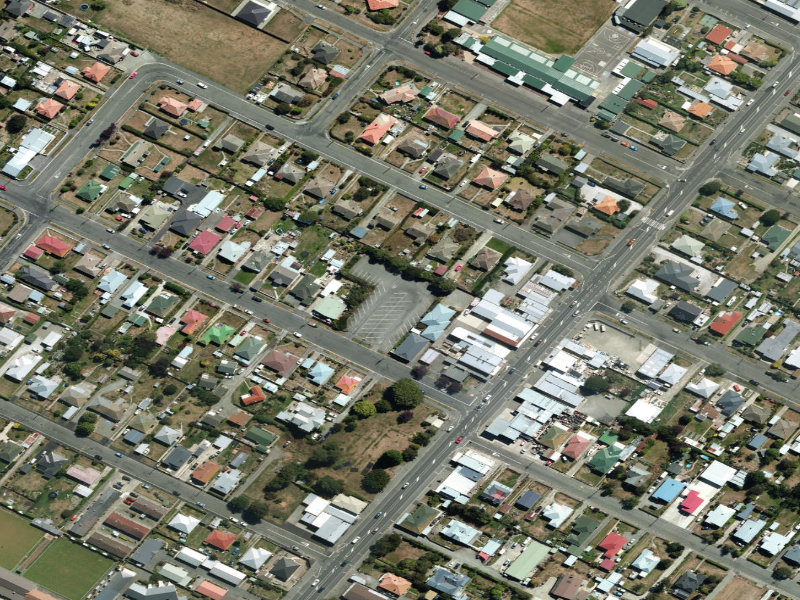 aerial view of Frome Street and the ground around it