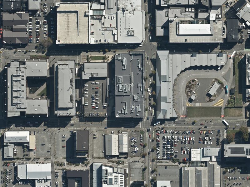 aerial view of Re:start - Lichfield Street and the ground around it