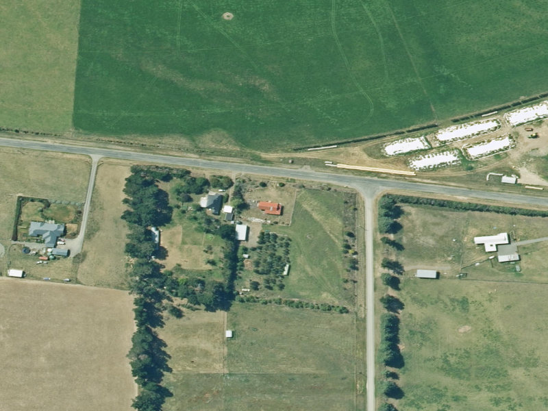aerial view of Medbury Hall and the ground around it