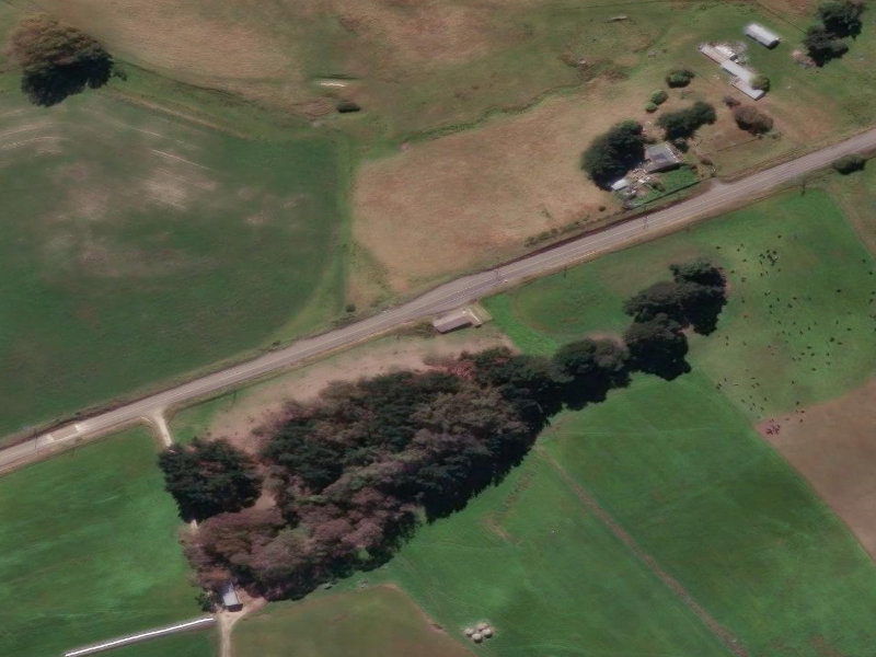 aerial view of Airedale Hall and the ground around it