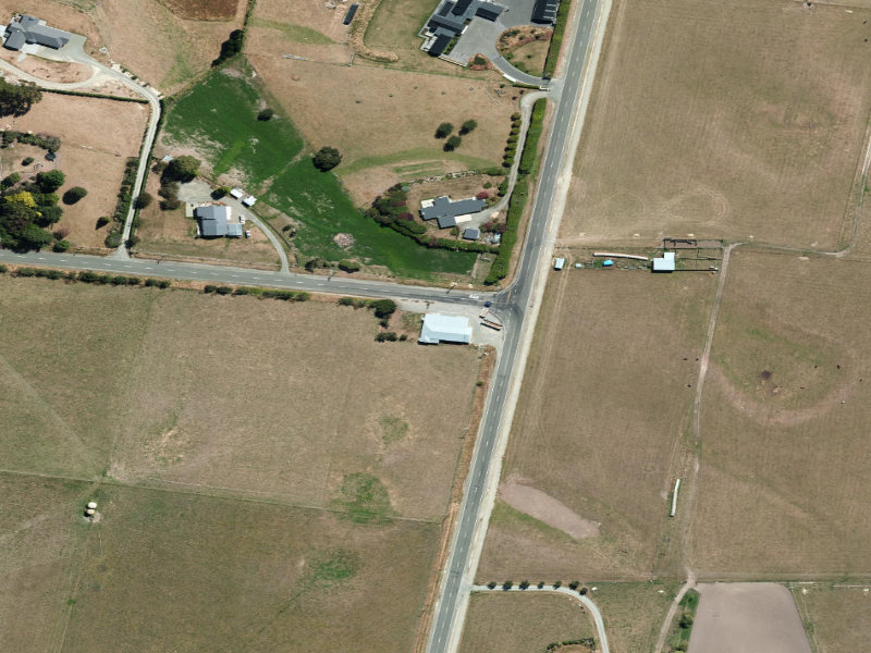 aerial view of Ardgowan Hall and the ground around it