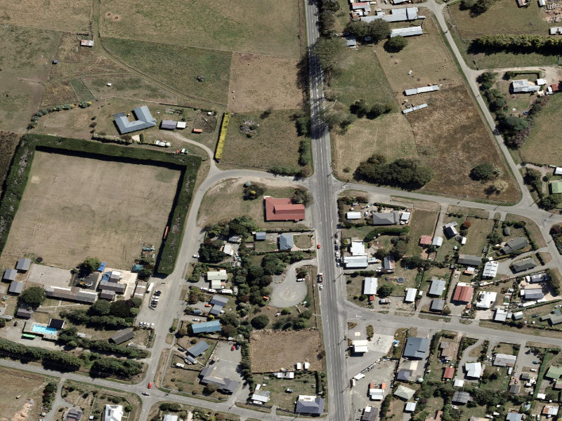 aerial view of Glanavy Hall and the ground around it
