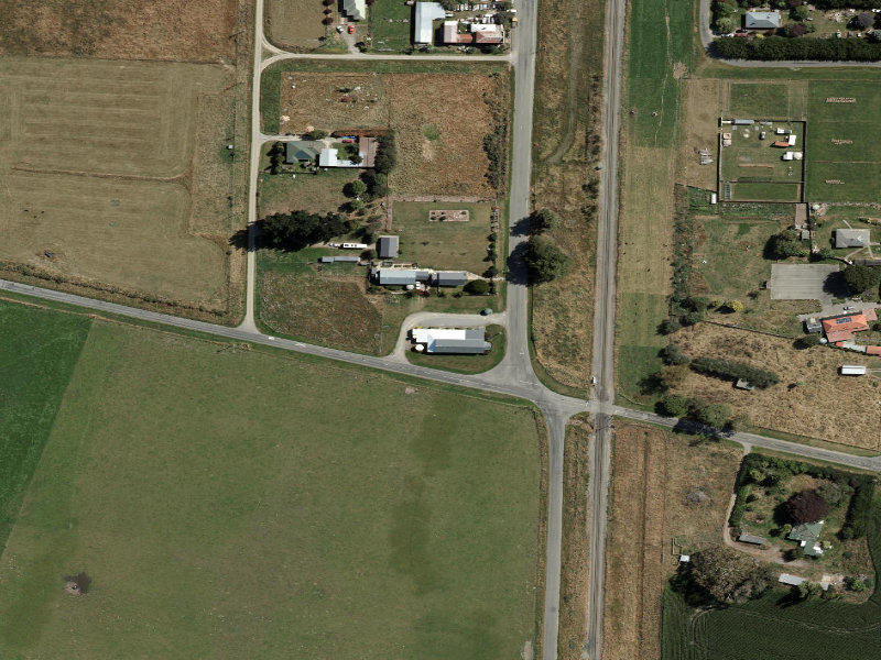 aerial view of Morven Hall and the ground around it