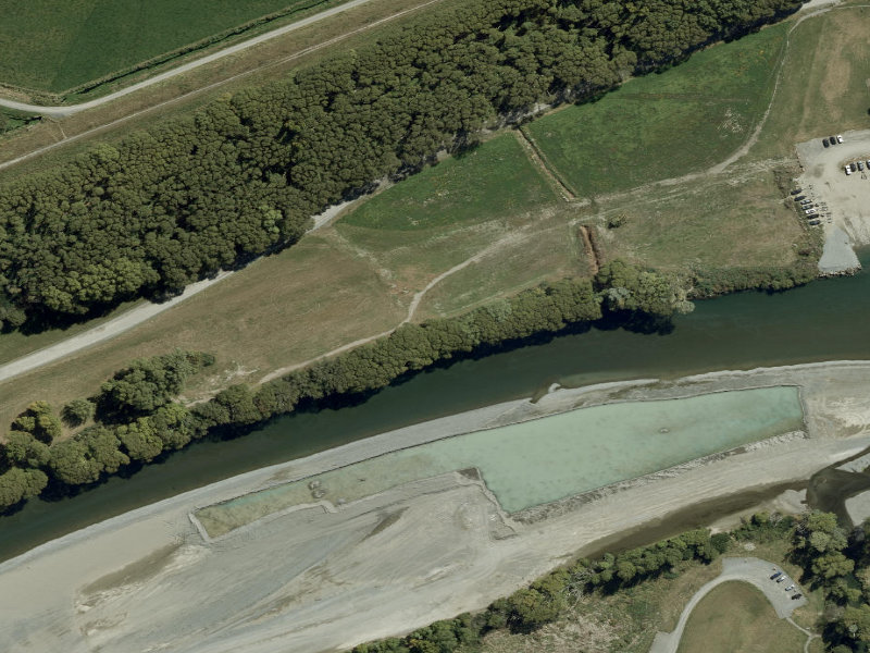 aerial view of Monument and the ground around it