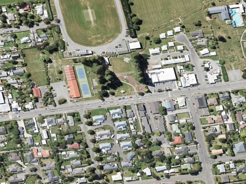 aerial view of WW1 WW2 and the ground around it