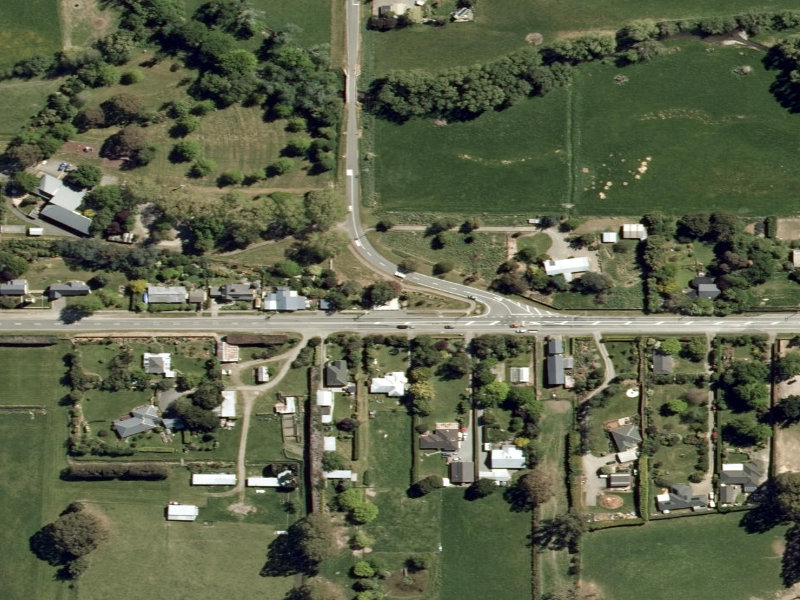 aerial view of War Memorial - Repaired Fully And Strenghtend After Eq Damage - Completed 31/10/2011 and the ground around it