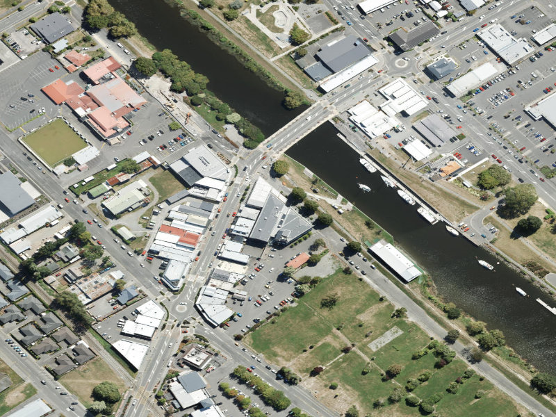 aerial view of Heritage Ornamental Structure - East Of 2 and the ground around it