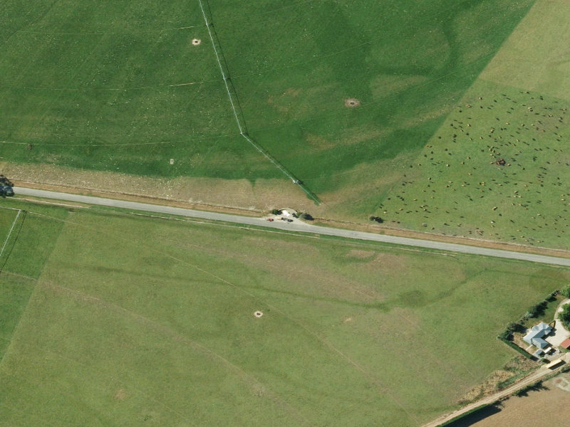 aerial view of Richard Pearce Memorial and the ground around it