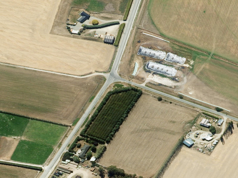 aerial view of Phar Lap Memorial and the ground around it