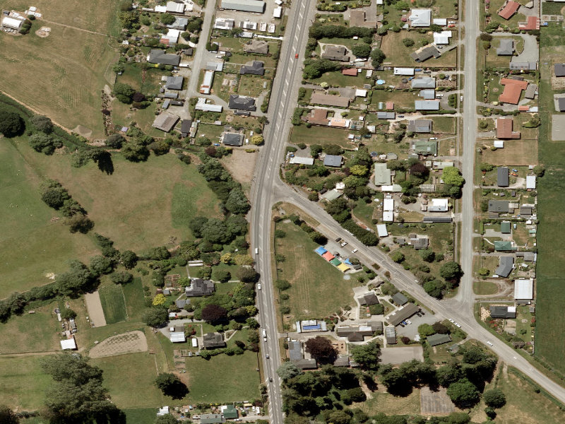 aerial view of Winchester School War Memorial and the ground around it