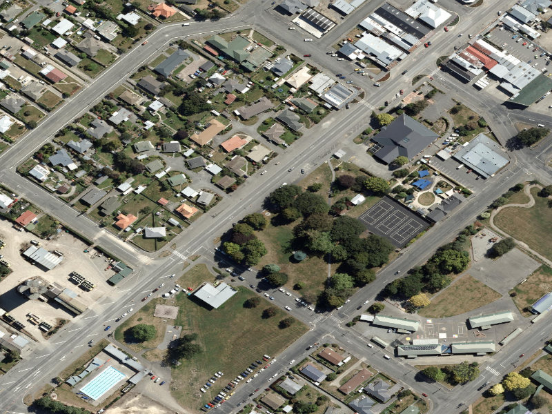 aerial view of Margaret B Cruickshank Md and the ground around it