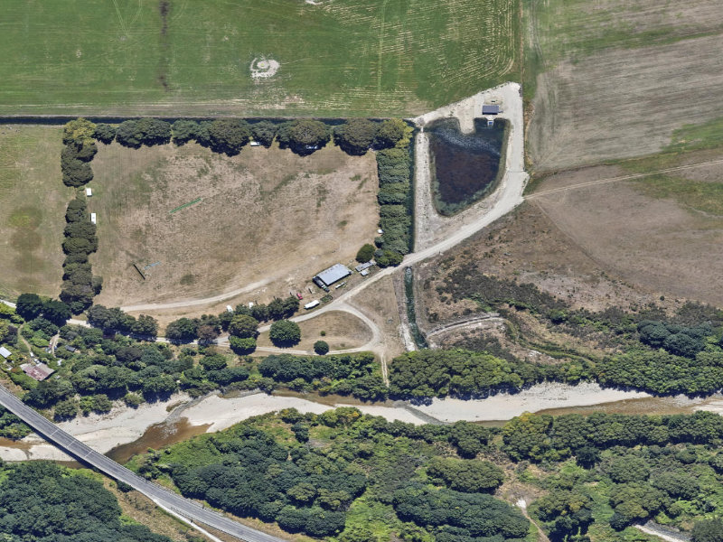 aerial view of Duntroon_domain and the ground around it