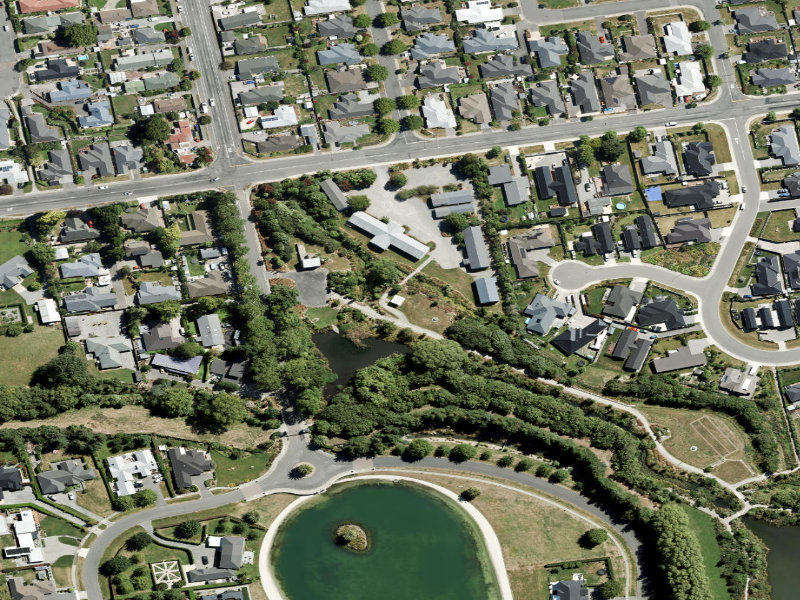 aerial view of Near Carpark and the ground around it