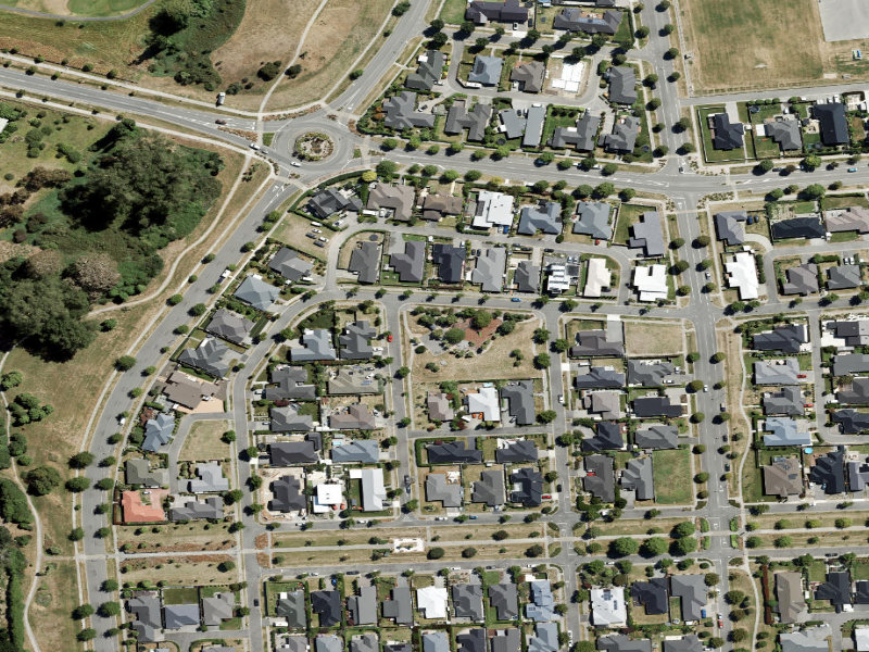 aerial view of Public toilet — 30 Blackadder Road and the ground around it
