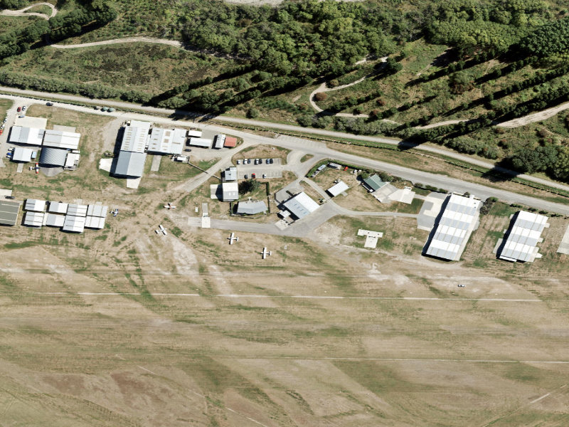 aerial view of Public toilet — Merton Road and the ground around it