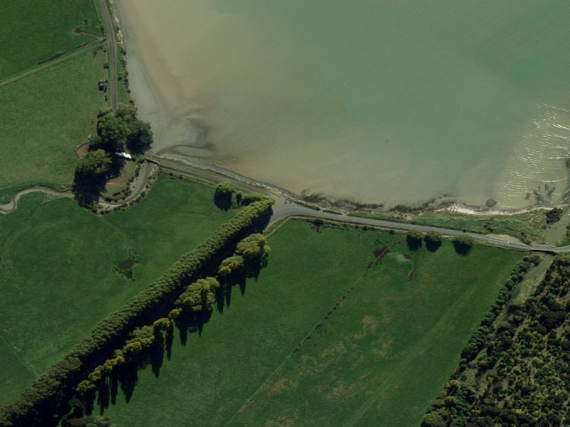aerial view of Fernlea Point Road Collection Point and the ground around it