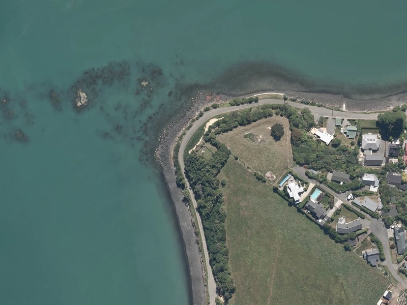 aerial view of Britomart monument and the ground around it