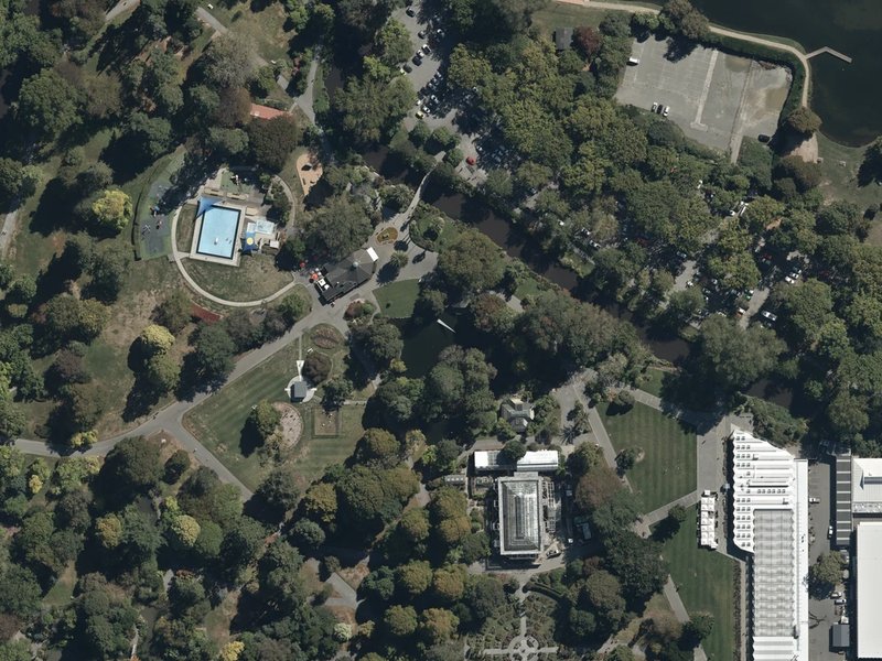 aerial view of Diminish and Ascend and the ground around it