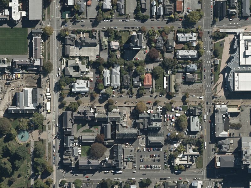 aerial view of Inner Struggle and the ground around it