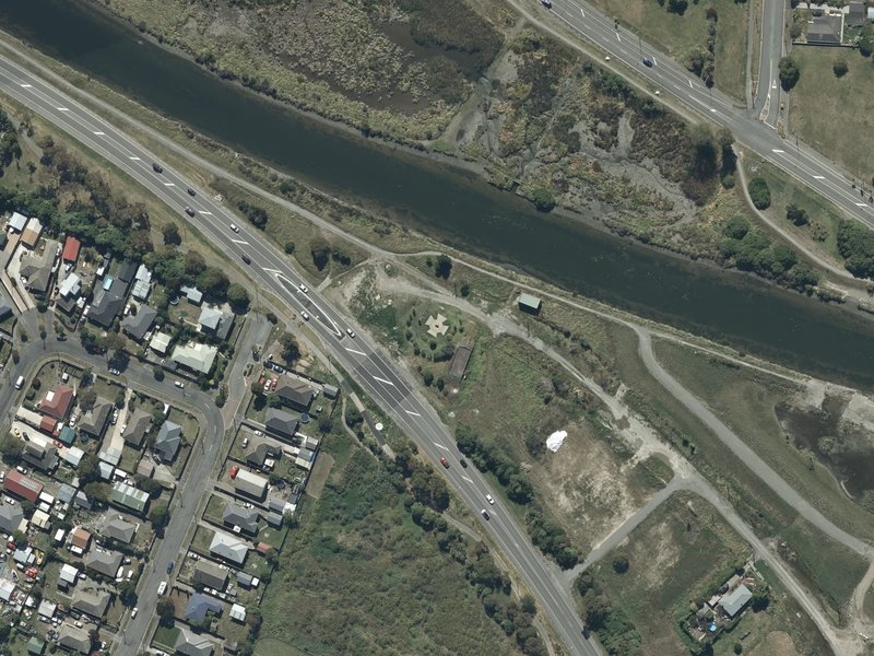 aerial view of Jack Hinton VC and the ground around it