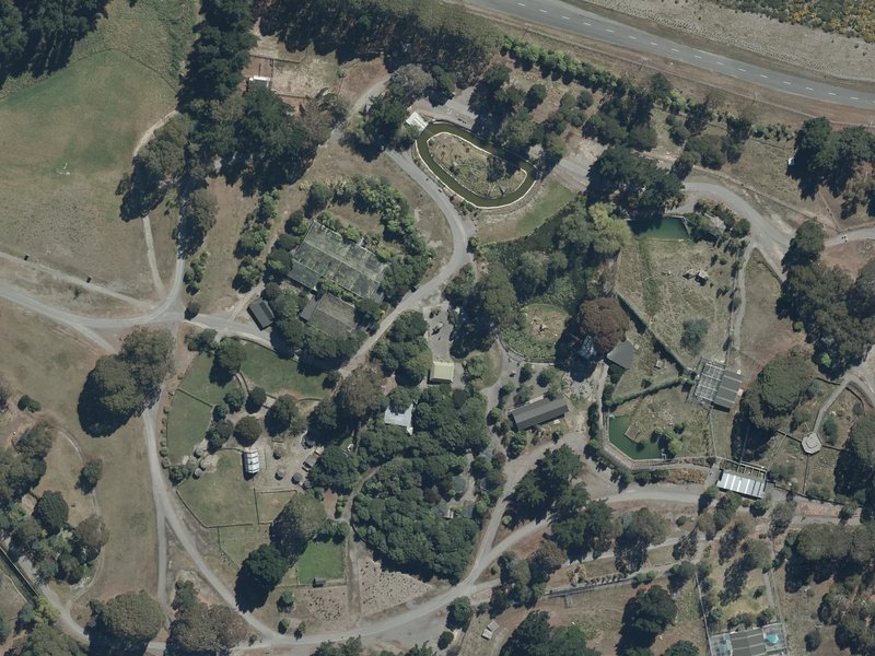 aerial view of Kiwi and the ground around it