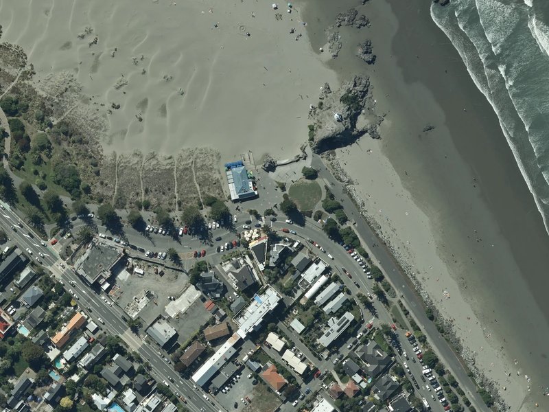 aerial view of Lest We Forget and the ground around it
