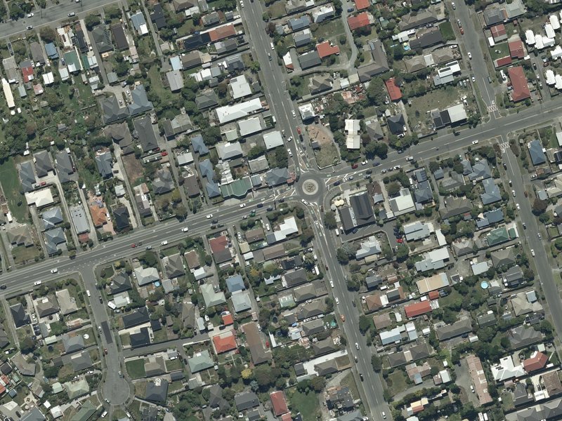 aerial view of NZ Summer Beach Kit and the ground around it