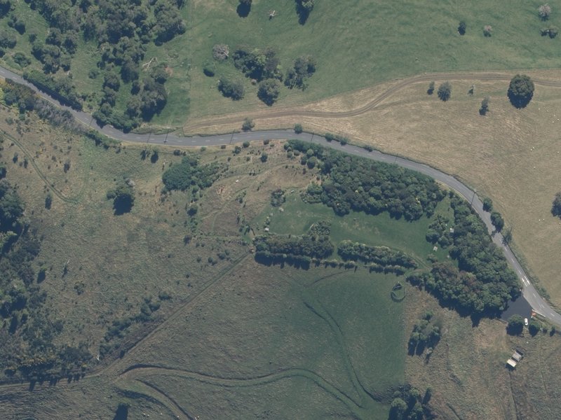 aerial view of Tawhiri-Matea and the ground around it