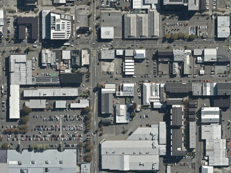 aerial view of Wicked Monarch and the ground around it