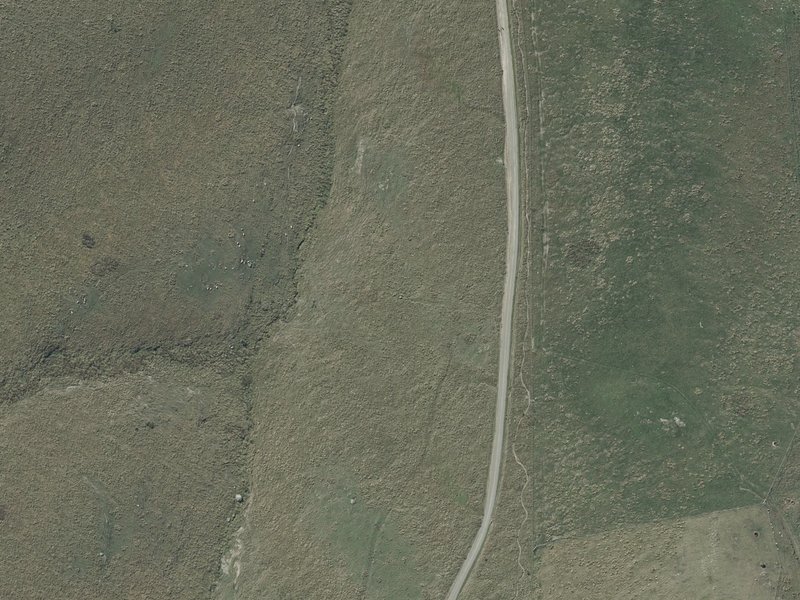 aerial view of William David Mason memorial and the ground around it