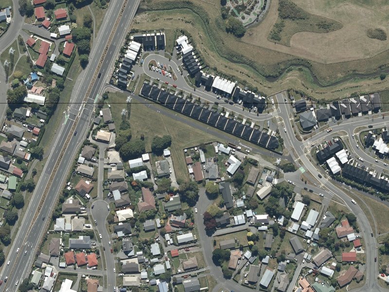 aerial view of Cicada Reserve and the ground around it