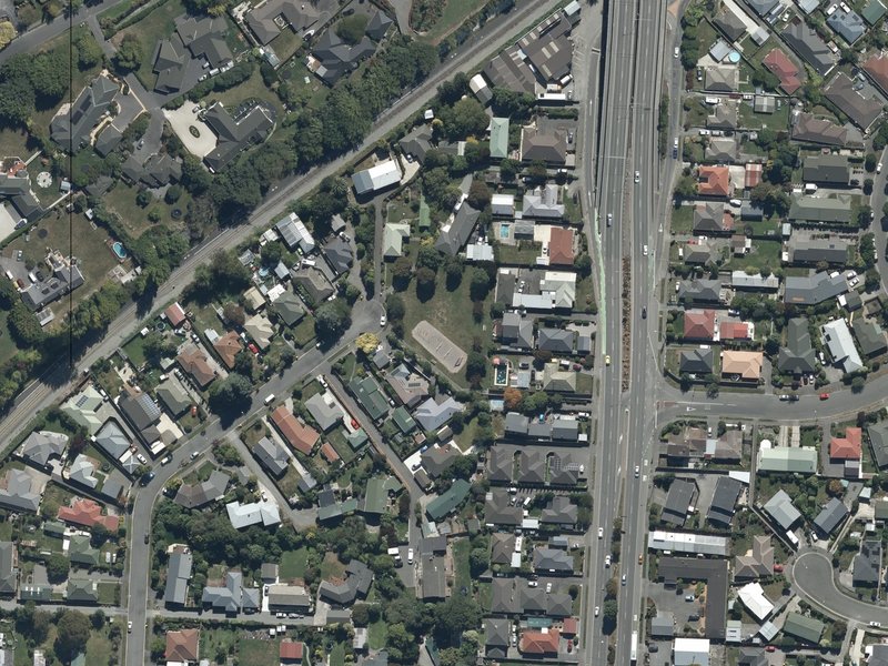 aerial view of Canberra Reserve and the ground around it