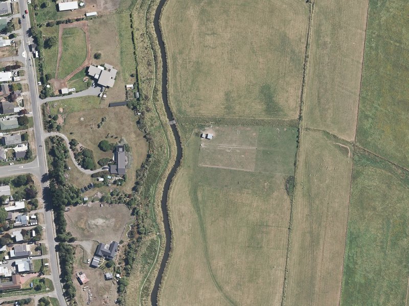 aerial view of Taranaki Reserve and the ground around it