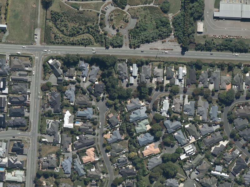 aerial view of Creedon Reserve and the ground around it