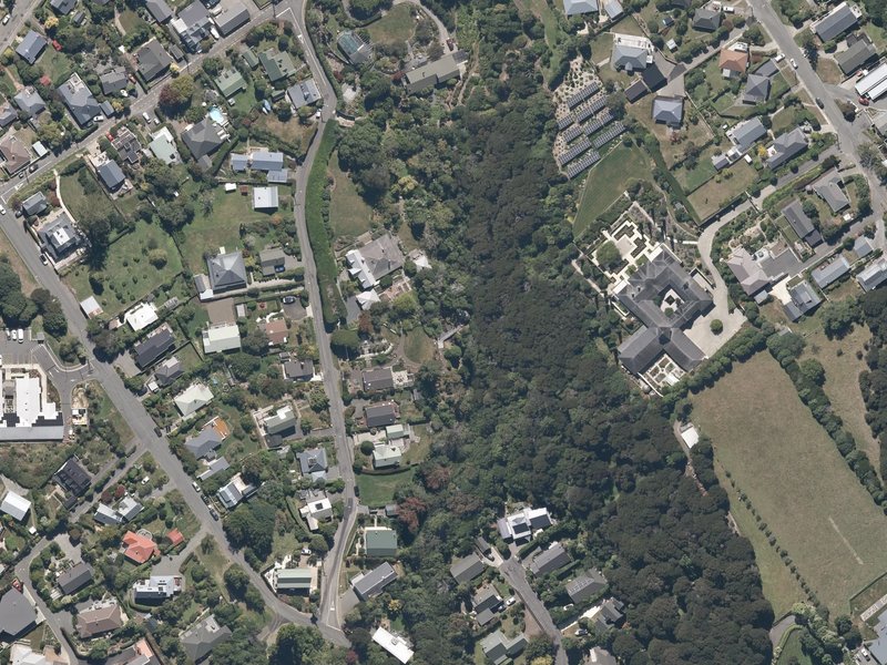aerial view of Hutchenson Reserve and the ground around it