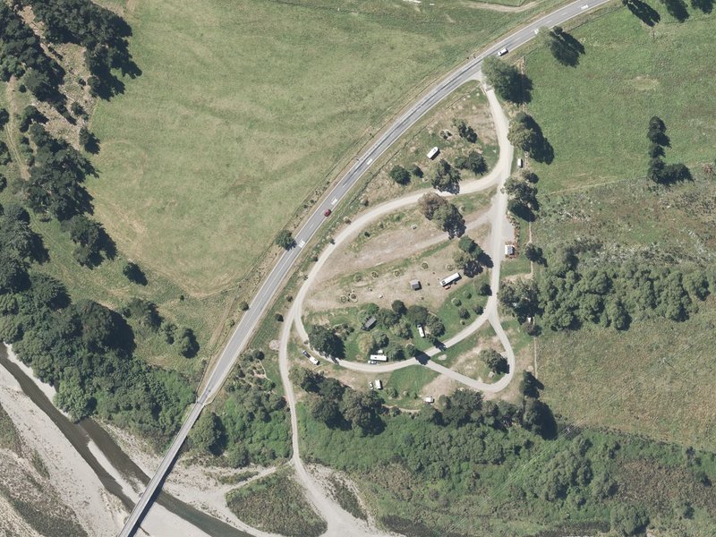 aerial view of West Oxford Reserve and the ground around it