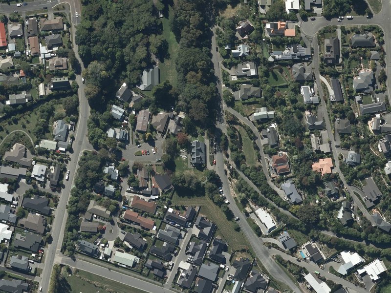 aerial view of Holmcroft Reserve and the ground around it
